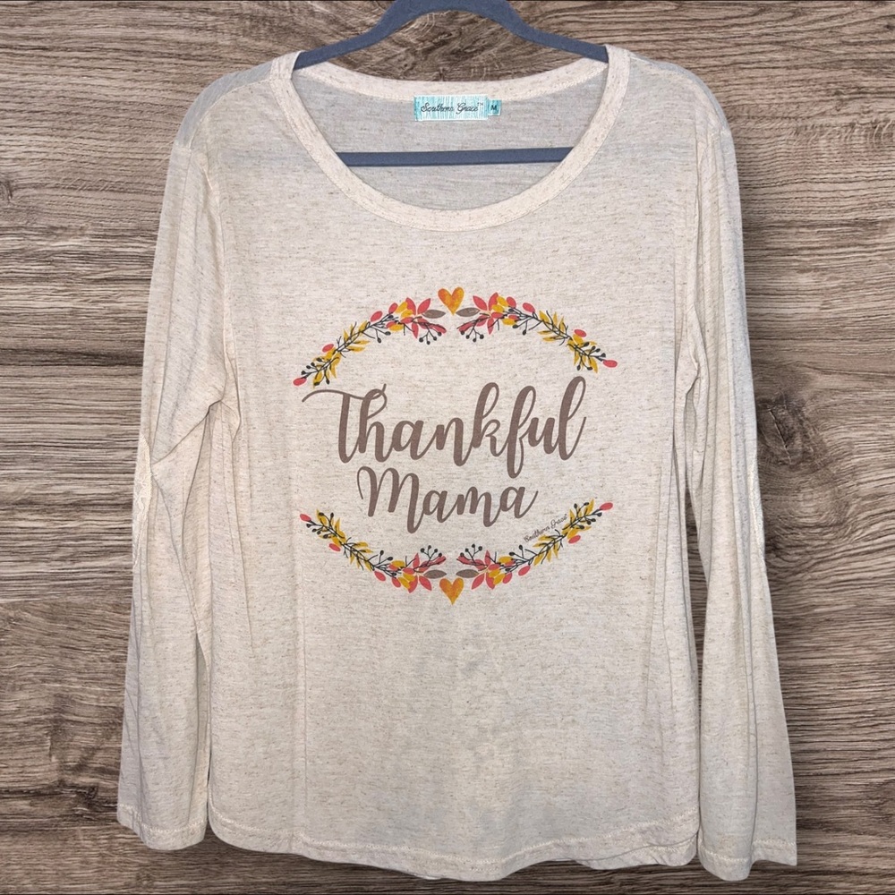 Thankful Mama Long Sleeve Top